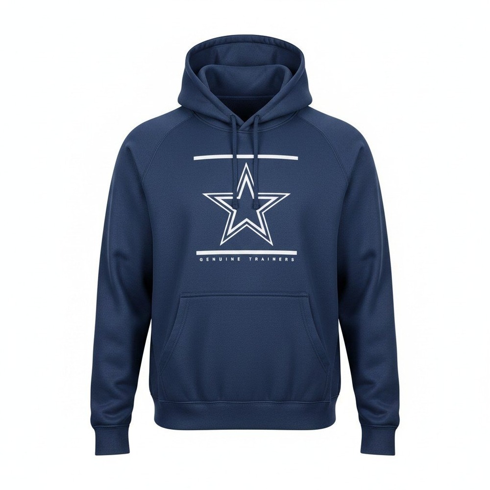 Dallas Cowboys NFL Team Apparel New Era Hoodie Mens XXL Blue Combine Training